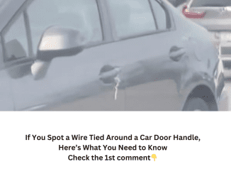 If You Spot a Wire Tied Around a Car Door Handle, Here’s What You Need to Know