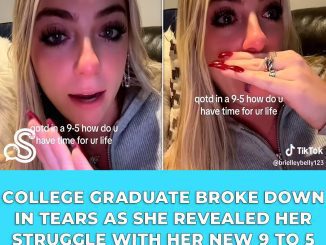 College Graduate Broke Down In Tears As She Revealed Her Struggle With Her New 9 To 5 “Crazy” Work Schedule