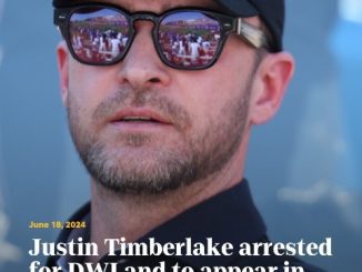 Justin Timberlake arrested for suspicion of driving while intoxicated in the Hamptons