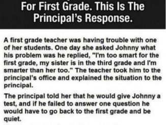 JOKE: “Student Claims First Grade Isn’t Challenging Enough Due To His Intelligence”