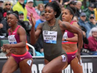 Olympic track star Elaine Thompson-Herah suffers apparent injury at NYC Grand Prix