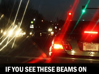 If you see these beams on lights you have a specific condition not everyone has