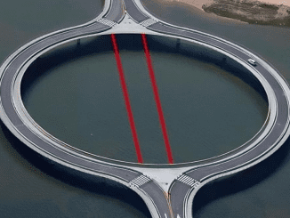 Circular Bridge Built to Slow Traffic