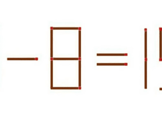 Brain Teaser Puzzle: Can you move only 1 Matchstick to fix the equation within 20 secs?