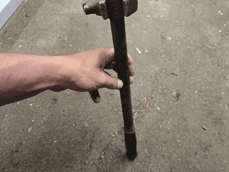 Multi-Faced Brass Hammer from an Industrial Stamping Factory