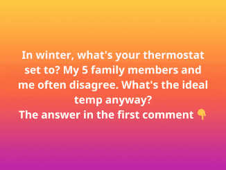 According to experts, what’s the ideal temperature to set your thermostat in the winter?