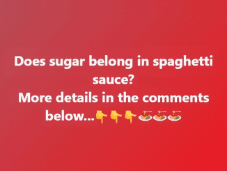 Should sugar be added to spaghetti sauce?