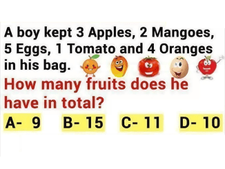 Fun Brainteasers: How Many Fruits Did the Boy Have?