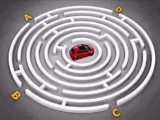 DRIVERS have been challenged to figure out a maze path that will free a vehicle.