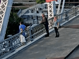 Jon Bon Jovi helps save woman from jumping off bridge in heart-stopping police footage