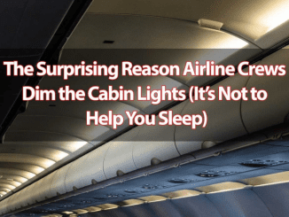 The Surprising Reason Airline Crews Dim the Cabin Lights (It’s Not to Help You Sleep)