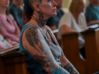 I saw an adult woman with many piercings and tattoos in church, and I felt uncomfortable. Am I wrong to think there are standards?