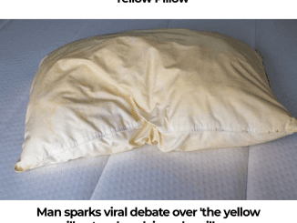 Man sparks viral debate over ‘the yellow pillow’ and explains why pillows turn yellow