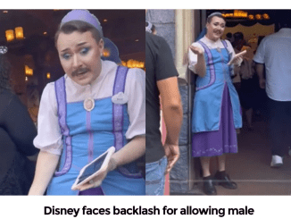 Disney faces backlash for allowing male employee to wear dress and makeup amid gender controversy