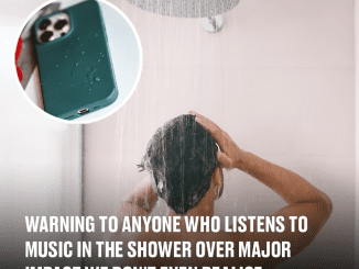 Warning to anyone who listens to music in the shower over major impact we don’t even realise