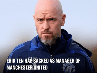 Erik ten Hag sacked as manager of Manchester United