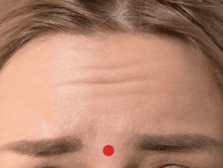 If you press this point on your forehead, this is what it does to your body