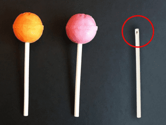  If You See a Hole at the Top of a Lollipop Stick, this is What it Means 