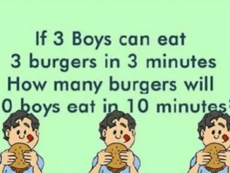 Brain teaser challenge: Can you tell how many burgers can 10 boys eat in 10 minutes?