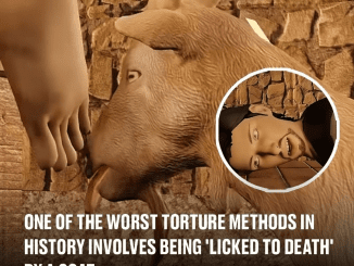 One of the worst torture methods in history involves being ‘licked to death’ by a goat