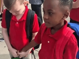 Boy comforts and befriends crying classmate with autism on first day of school