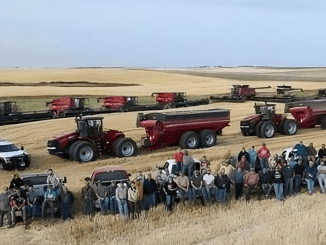 After a farmer suffered a heart attack, his neighbors banded together to harvest hiscrops